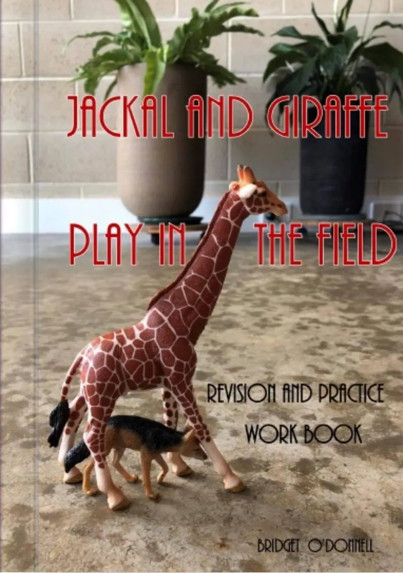 Jackal & Giraffe Play in the Field workbook cover